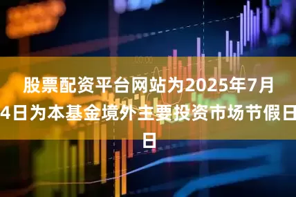 股票配资平台网站为2025年7月4日为本基金境外主要投资市场节假日